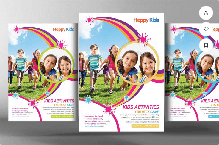 Kids Summer Camp Flyer Template