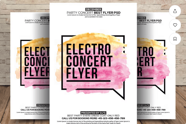 Luxury Hip Hop VIP Party Flyer Template PSD
