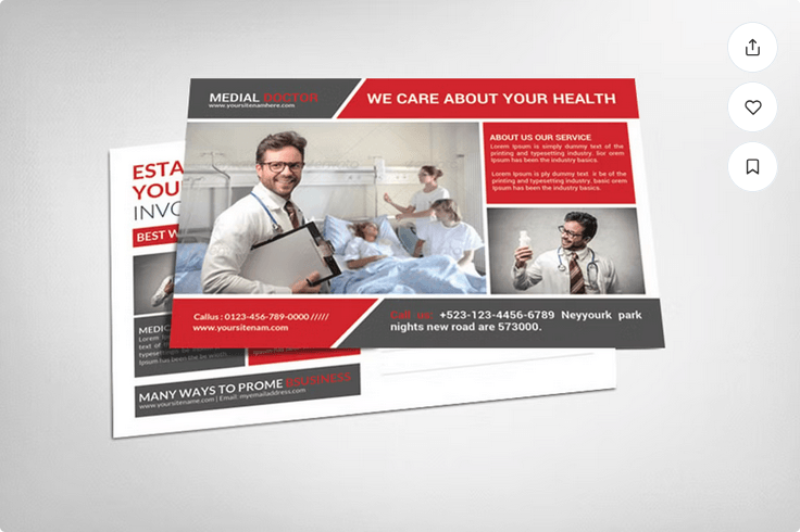 Medical Doctors Hospital Flyer Template