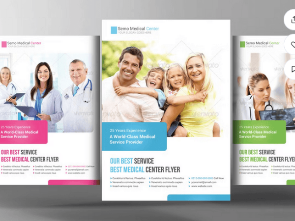 Medical Health Care Hospital Flyer Template