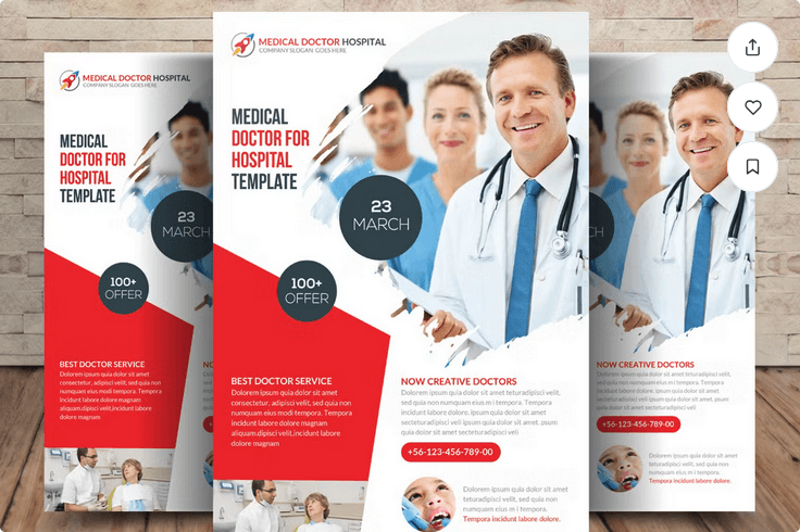 Medical Health Doctor Flyer Template