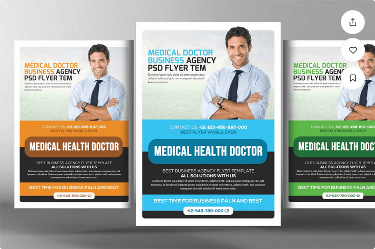 Medical Health Flyer Template