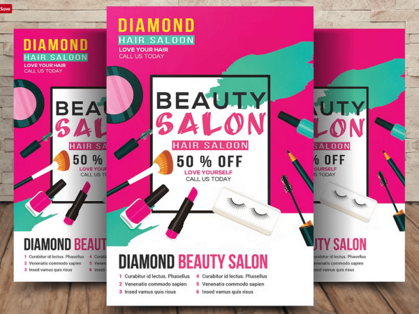 Minimalist Beauty Spa Flyer PSD Template