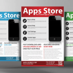 Mobile App Development Agency Flyer PSD