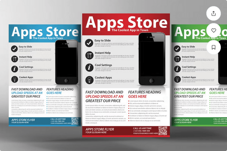 Mobile App Development Agency Flyer PSD