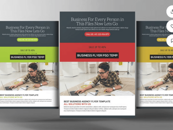 Modern Business Marketing Flyer Design