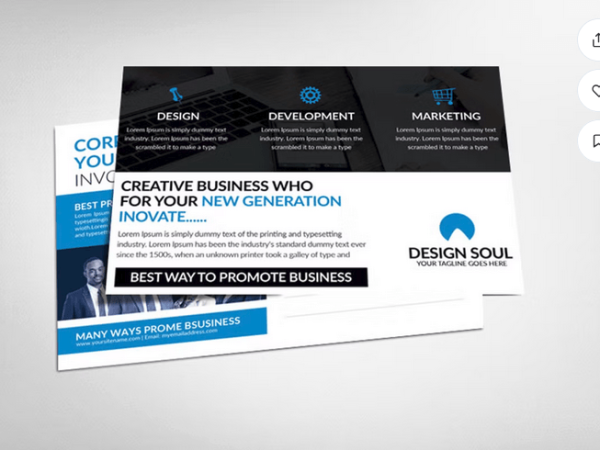 Modern Home & Auto Insurance Flyer Template PSD