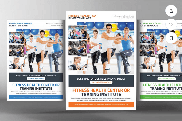 Modern Yoga & Wellness Center Flyer Template PSD