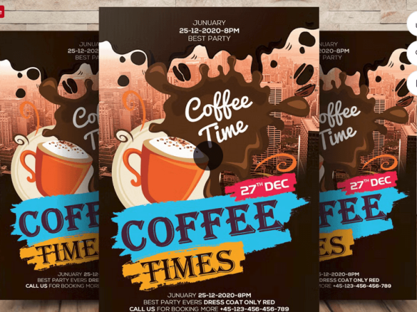 Morning Coffee Special Offer Flyer - High Quality PSD