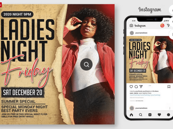 Night Club Party Flyer PSD Template