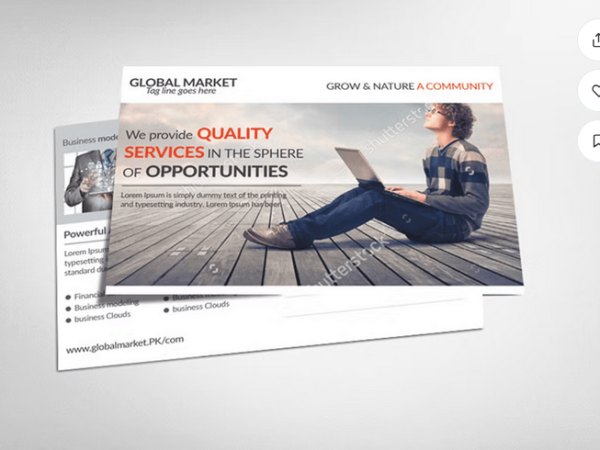 Office Cleaning Flyer PSD Template Design