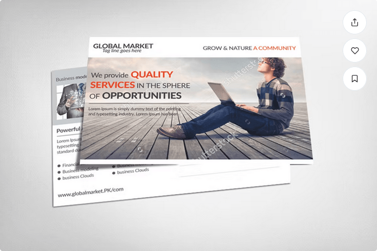 Office Cleaning Flyer PSD Template Design