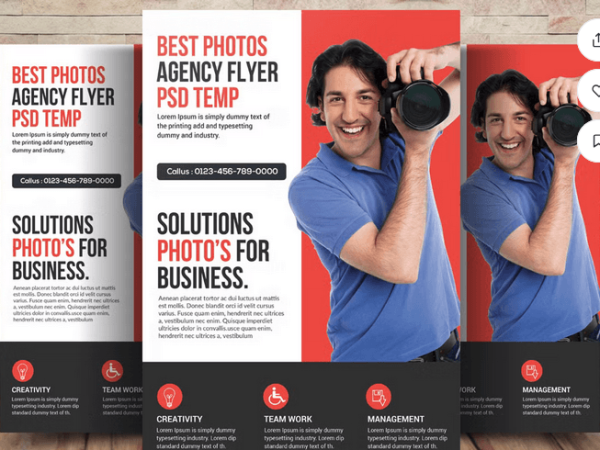 Photography Flyer Free PSD Download File