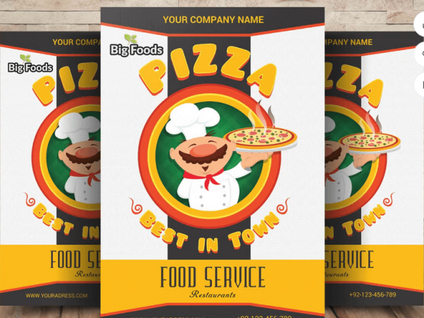 Pizza Parlor Flyer Template PSD