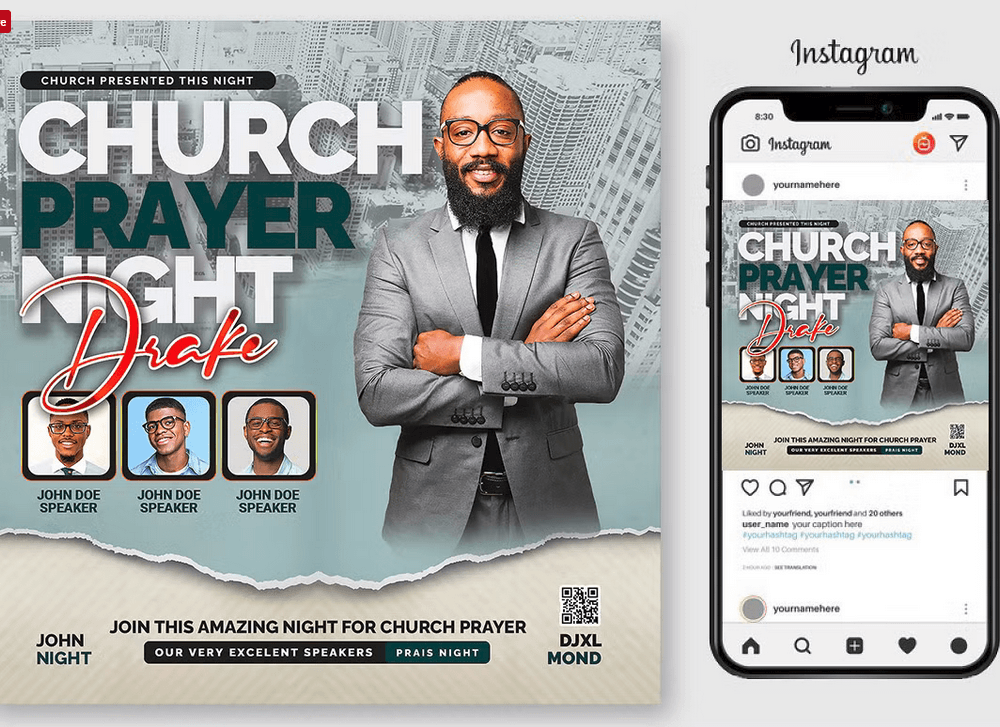 Prayers Night Flyer a Flyer Template