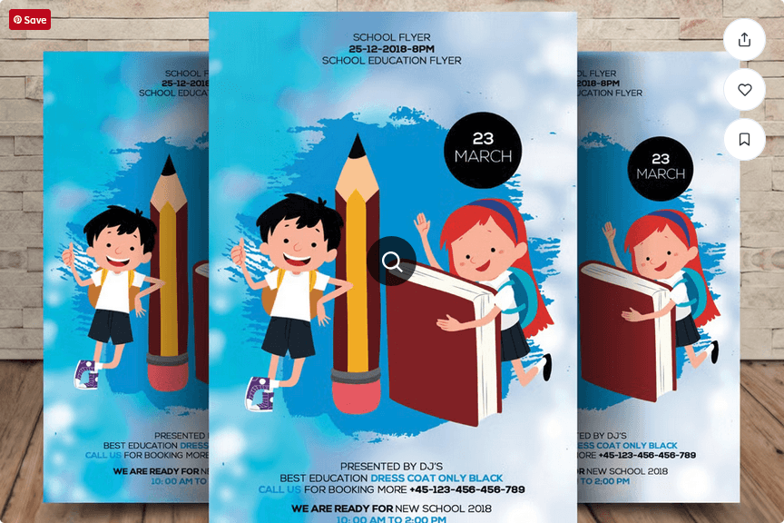 Professional After School Program Flyer Template PSD