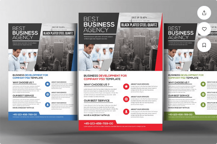 Professional Corporate Business Flyer - Clean PSD Template