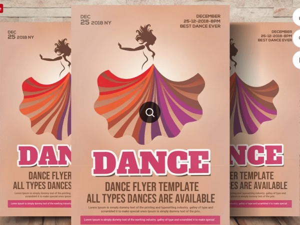 Salsa Night Party Flyer Template PSD