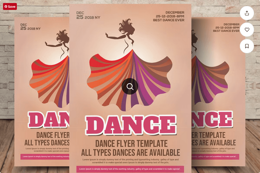 Salsa Night Party Flyer Template PSD