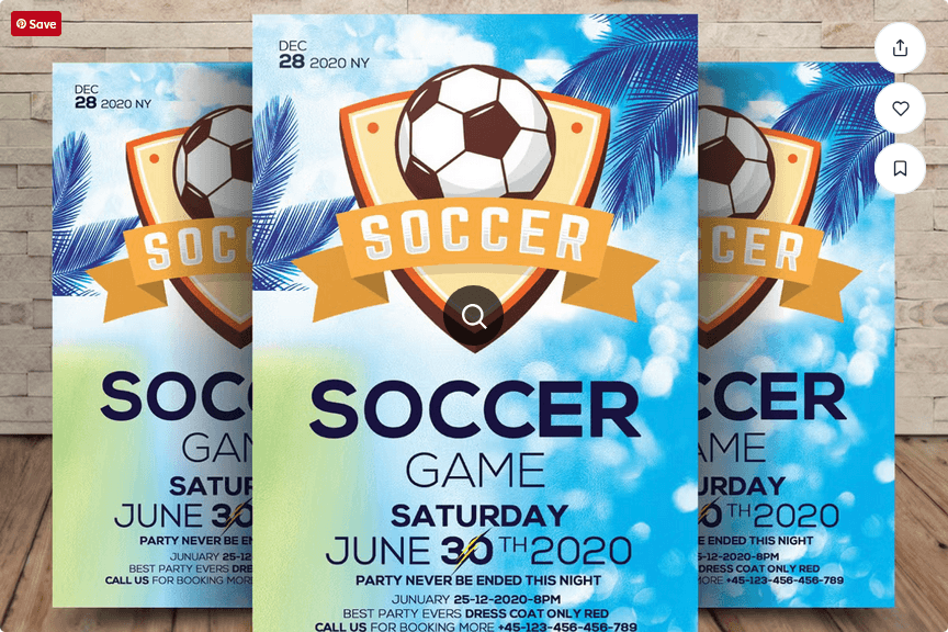 Soccer Sports Camp Flyer Template PSD