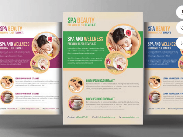 Spa Beauty Flyer PSD Template
