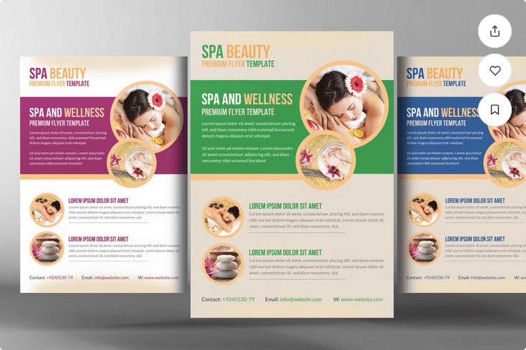 Spa Beauty Flyer PSD Template
