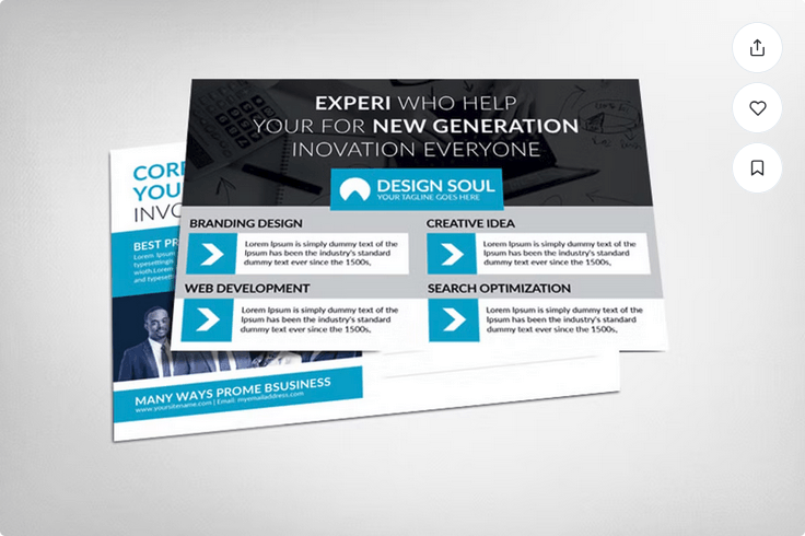 Staffing & Recruitment Hiring Flyer Template PSD