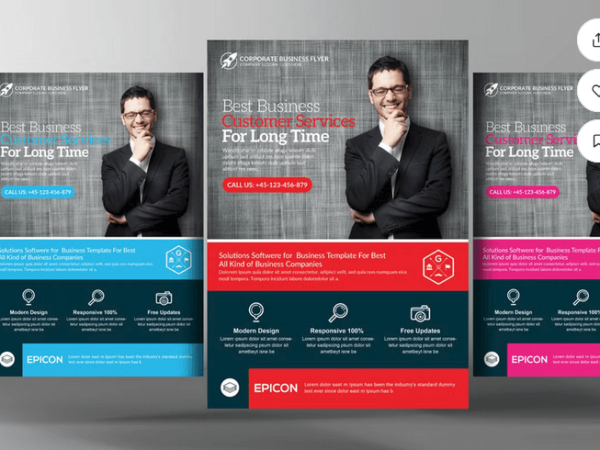 Startup Growth Business Flyer Design