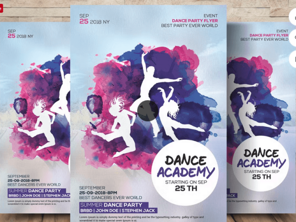 Street Dance Battle Event Flyer PSD Template