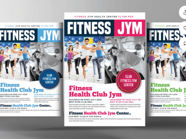 Summer Body Fitness Bootcamp Flyer Template PSD