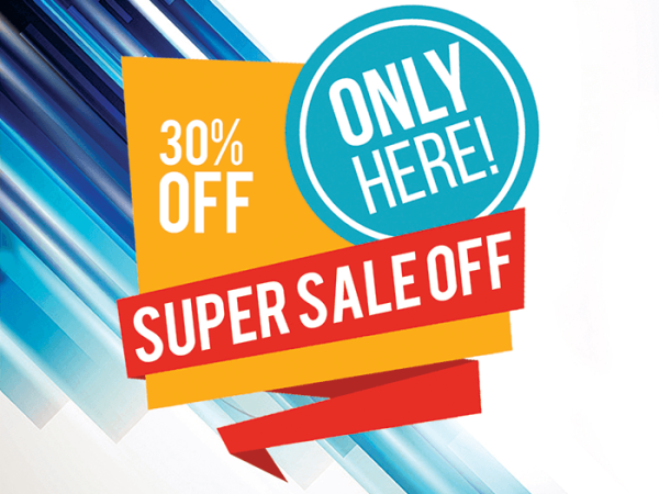 Super Sale PSD Flyer Template Design
