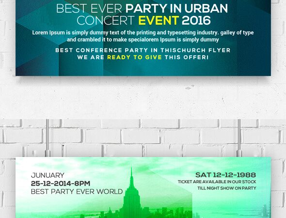 Urban City PSD Flyer Template