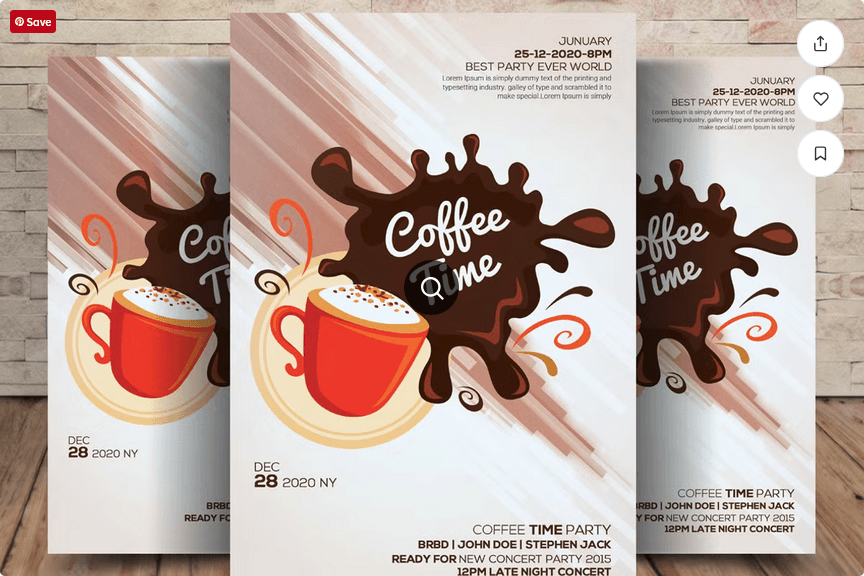 Urban Coffee Bar Flyer Design PSD