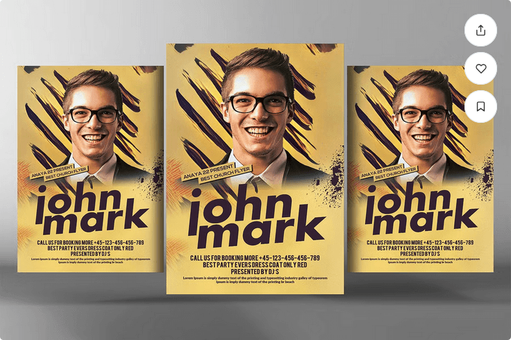 Urban Hip Hop DJ Night Flyer PSD Template