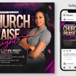 Womens Church Flyer PSD Template File