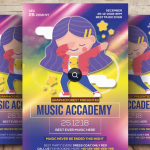 Zumba Fitness Dance Class Flyer PSD Template