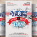 4th of July Freedom Festival Flyer PSD