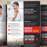 Accounting And Tax Preparation Flyer PSD Template
