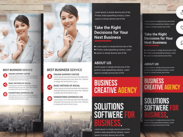 Accounting And Tax Preparation Flyer PSD Template