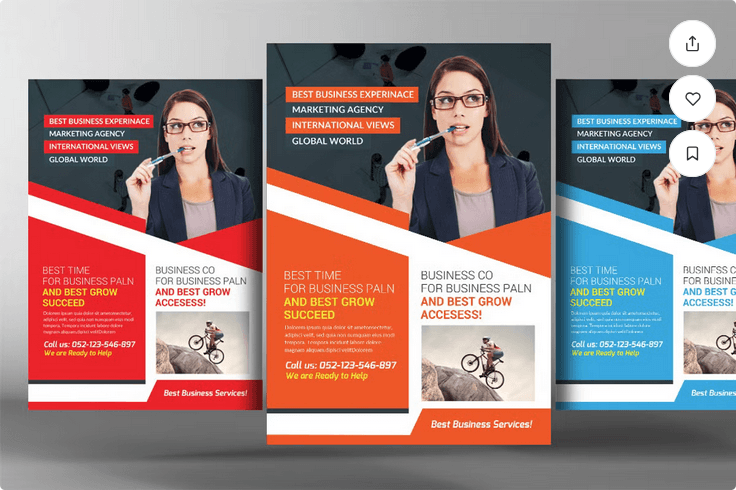 Accounting And Tax Preparation Flyer Template PSD
