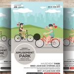 Amusement Park Flyer Template PSD File