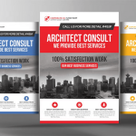 Architect Flyer Template PSD