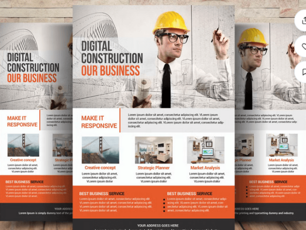 Architecture Flyer Template PSD