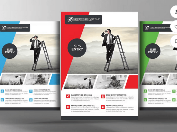 Attorney & Legal Services Flyer Template PSD