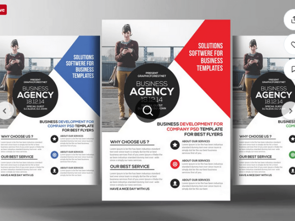 Attorney & Legal Services Flyer Template PSD Design
