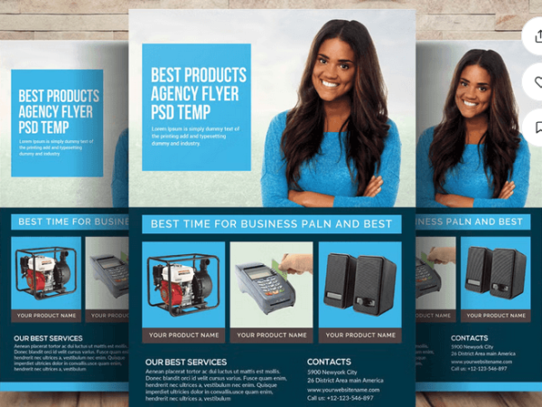 Best Product Promotion Flyer Template PSD