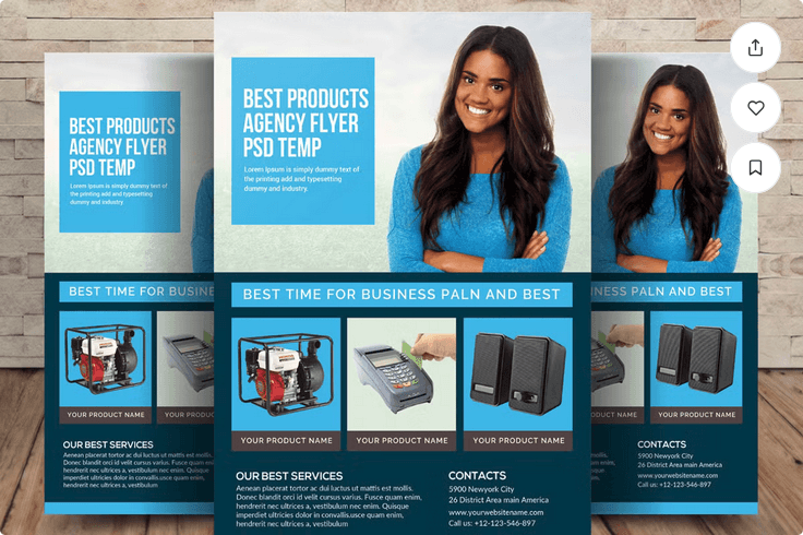 Best Product Promotion Flyer Template PSD