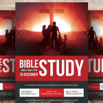 Bible Study Church Flyer Psd Download