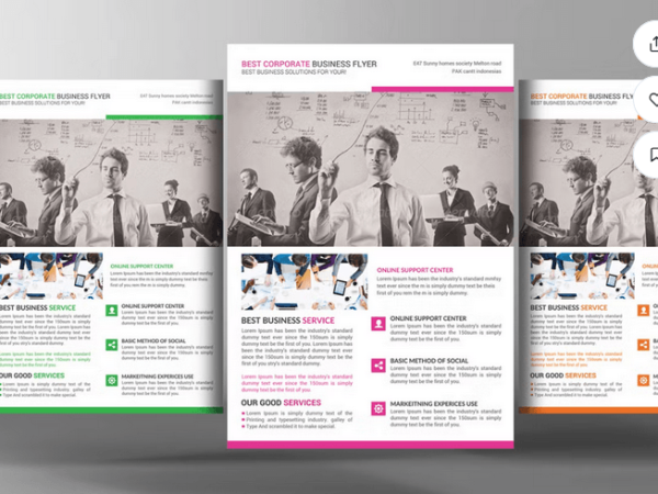 Business Flyer Corporate Law Flyer Template PSD
