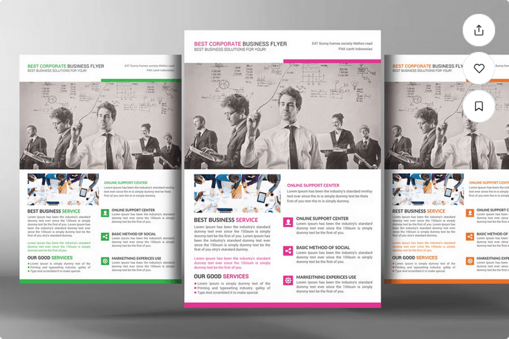 Business Flyer Corporate Law Flyer Template PSD